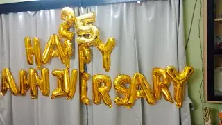 Our 25th marriage anniversary.