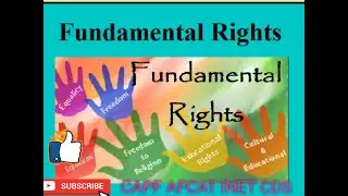 #Polity #Fundamentl Rights  Previous Year Questions  CAPF(A.C) #Target CAPF(A.C)-2020