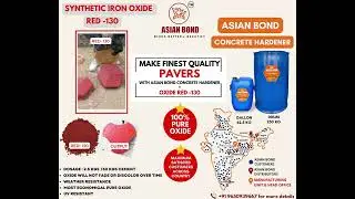 PAVER BLOCKS MADE BY ASIAN BOND HARDNER + OXIDE