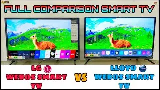 BEST SMART TV 2022⚡|| LG vs LLOYD Webos Smart Led Tv Complete Demo || 32LM576BPTC vs 32HS550C Demo