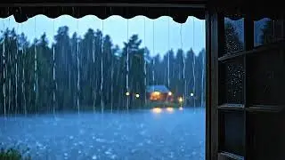 Slow Rainfall to Settle Your Mind | Forest Rain Sounds for Deep Sleep part 1