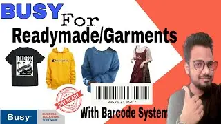 BUSY SOFTWARE FOR READYMADE SHOP, GARMENTS RETAILAR. HOW TO USE BUSY FOR CLOTHS READYMADE SHOP.
