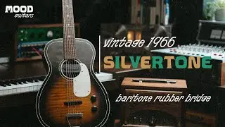 Vintage 1966 Silvertone Baritone Rubber Bridge Conversion