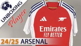 Arsenal Home Jersey 24/25 (FC24Shop) Player Version Unboxing Review