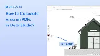 How to Measure PDF Areas | Deta Studio Tutorial
