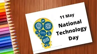 Poster Drawing on National technology day | Drawing ideas for beginners