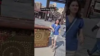 Gold Box On The Road Of Dubai #shorts