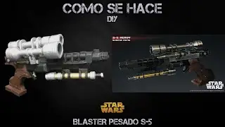 Como Se Hace: Blaster Pesado S-5 - Star Wars Goma Eva DIY