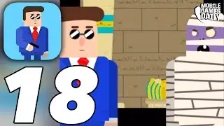 MR BULLET - Gameplay Walkthrough Part 18 - Chapter 18 Pyramid (iOS Android)