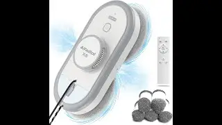 AlfaBot X8 Robot Lavavetri elettrico Pulizia Finestre Intelligente con Spray d'acqua bidirezionale