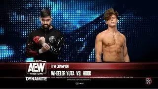 AEW Worlds End Hook vs Wheeler Yuta FTW Rules match for the FTW Championship