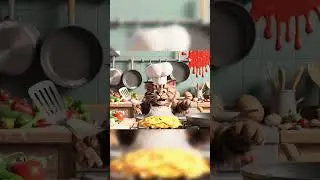 Masterchef Cat Ka Popat! 🍳😂 Cooking Fail #Shorts #funnyvideo