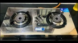 Best 2 burner gas stove #sunshine  Falcon Ultra Slim Stainless Steel #homeappliances #stove 