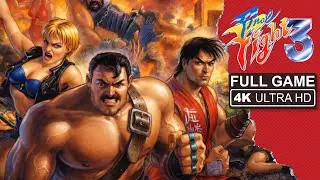 Final Fight 3 (1995) - Full Game Walktrough | SNES - 4K UHD