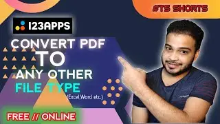 how to convert pdf to word and excel online ⚡😮 #shorts #youtubeshorts