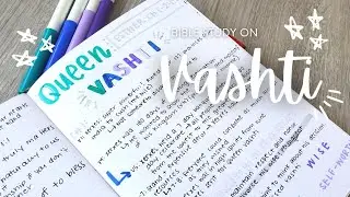 Bible Study on Women in the Bible | Bible Study on Vashti | Bible Study on Morals