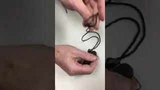 How-to thread a medical alert system lanyard