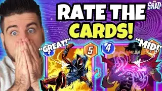 Can A MAGIC WORLD CHAMPION Rate Marvel SNAP Cards Without Having Ever Seen Them Before?!