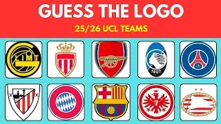 Guess the Logo in 5 Seconds | 36 UCL Team Logos | Logo Quiz #1 #RoyalDollarsFC