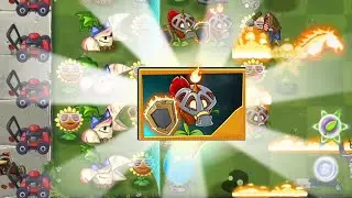 Pvz 2 12.9.1 - New Plants Blazing Knight Gameplay Max Power Up in Plants vs Zombies 2