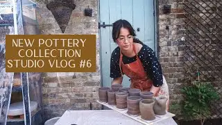 Pottery Studio Vlog 6 — Новая коллекция керамики, шатающиеся юноми и текстурированные вазы
