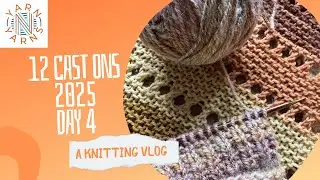 12 Cast ons 2025 : Day 4 - West Coast Mittens // KNITTING // HANDSPUN YARN