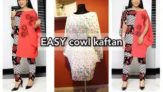 How to make cowl kaftan | BUBU Kaftan | spring|summer 2019 dress idea | Easter outfit