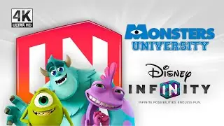 Disney Infinity 1.0 Gameplay | PC/4K 60FPS | Monsters University | 100% Walkthrough | All Challenges