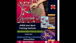 Aari Work Classes Online/Offline 8007770022