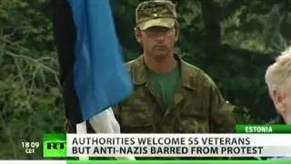 Jewish Community of Estonia protestkng against honoring SS-collaboration during ww2