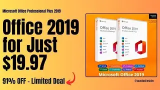Stop Paying Monthly! Microsoft Office 2019 Lifetime Deal Explained