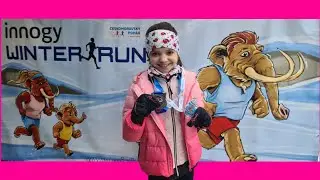 PRVNÍ ZIMNÍ BĚŽECKÝ ZÁVOD - Natálka běžela ve sněhu 4,3km