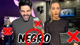 PROHIBIDO TOCAR el COLOR NEGRO en LA VIDA REAL durante 24 HORAS!!