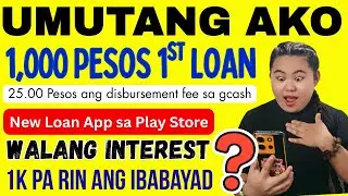 😱 UMUTANG AKO NG ₱1,000 SA BAGONG LOAN APP ₱25 LANG ANG KALTAS? WALANG INTEREST? #clariz