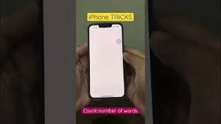 iPhone TRICKS How to count number of words in articles #usa #iphone #iphones #apple #iphonevideos