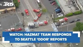 WATCH: Hazmat team responding to Seattle apartment complex for reports of an 'odor'