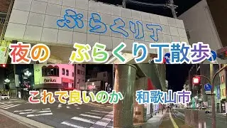 和歌山市　ぶらくり丁の現在