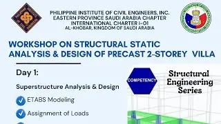 Part 11/26 | ETABS & SAFE: Analysis & Design of 2 Storey Precast Residential Villa