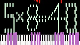 5 Times Table on Piano &ndash; 0 to 24, Fast & Mysterious