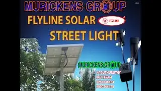 Kochi asianet News Flyline Solar LED street lights in chathyath road installation by murickens group