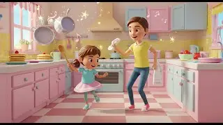 Dancing in the Kitchen &ndash; Fun Song for Kids | Toddler Rhyme | Wiggle, Clap & Cook