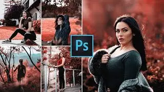 Red Theme Color Grading Effect in Photoshop
