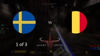 Sweden vs Belgium Quake 3 Arena CTF q3w3 2008 game 1 of 3