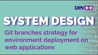 Git branches strategy for environment deployment on web applications