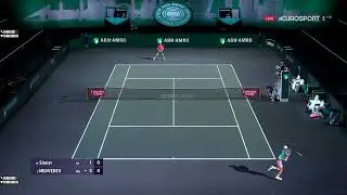 Danil MEDVEDEV vs Jannik SINNER || Rotterdam Open 2023 FINAL || Tennis Elbow 2013 game mod PC