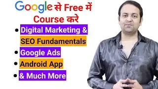 Google free digital marketing course with certificate (Hindi)  | Techno Vedant