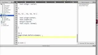eBook Formatting Kit 3.0 - Splitting Chapters with Page Break Before (Feb 2012) Video 3