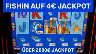 Fishin Frenzy 4€ MEGA JACKPOTS 2000€ 🎣 Spielhalle Spielothek  Automaten