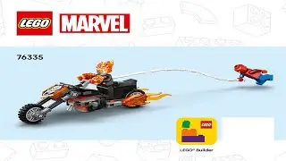 🦸 Инструкции LEGO 🦸 Супергерои 🦸 76335 🦸 Человек-паук против Призрачного всадника на мотоцикле 🦸