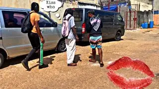 B@tty man found in kiss  cake prank can’t believe.